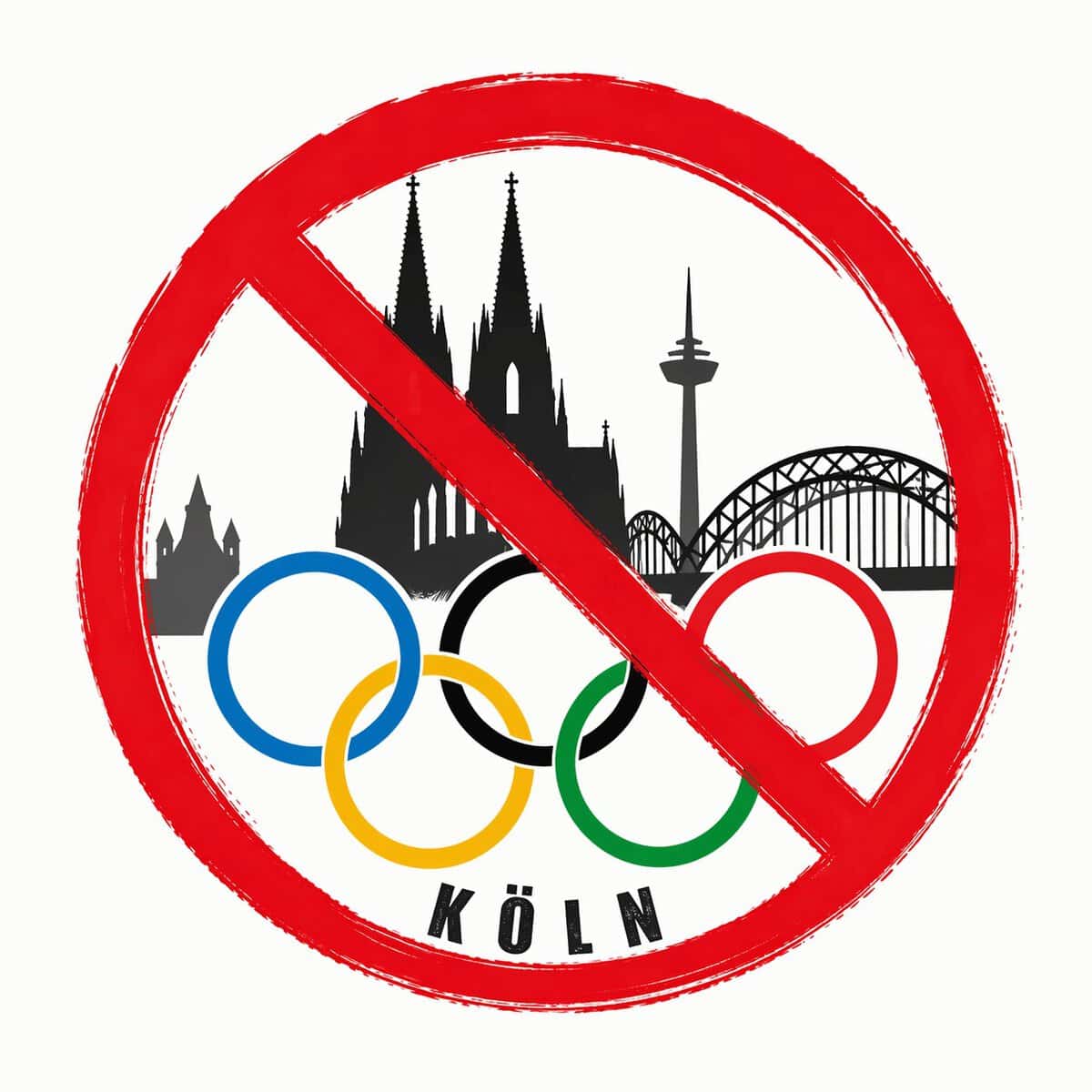 Kein Olympia in Köln, Protest gegen Olympische Spiele.